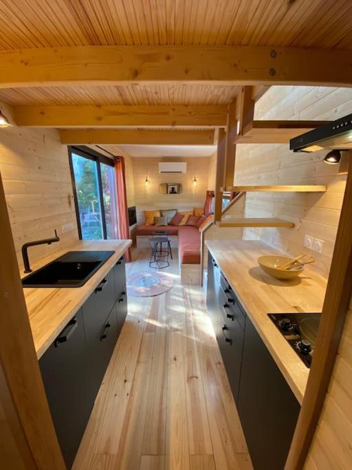 Tiny House Atypique Tout Confort 4 Pers Jardin لا غارد المظهر الخارجي الصورة
